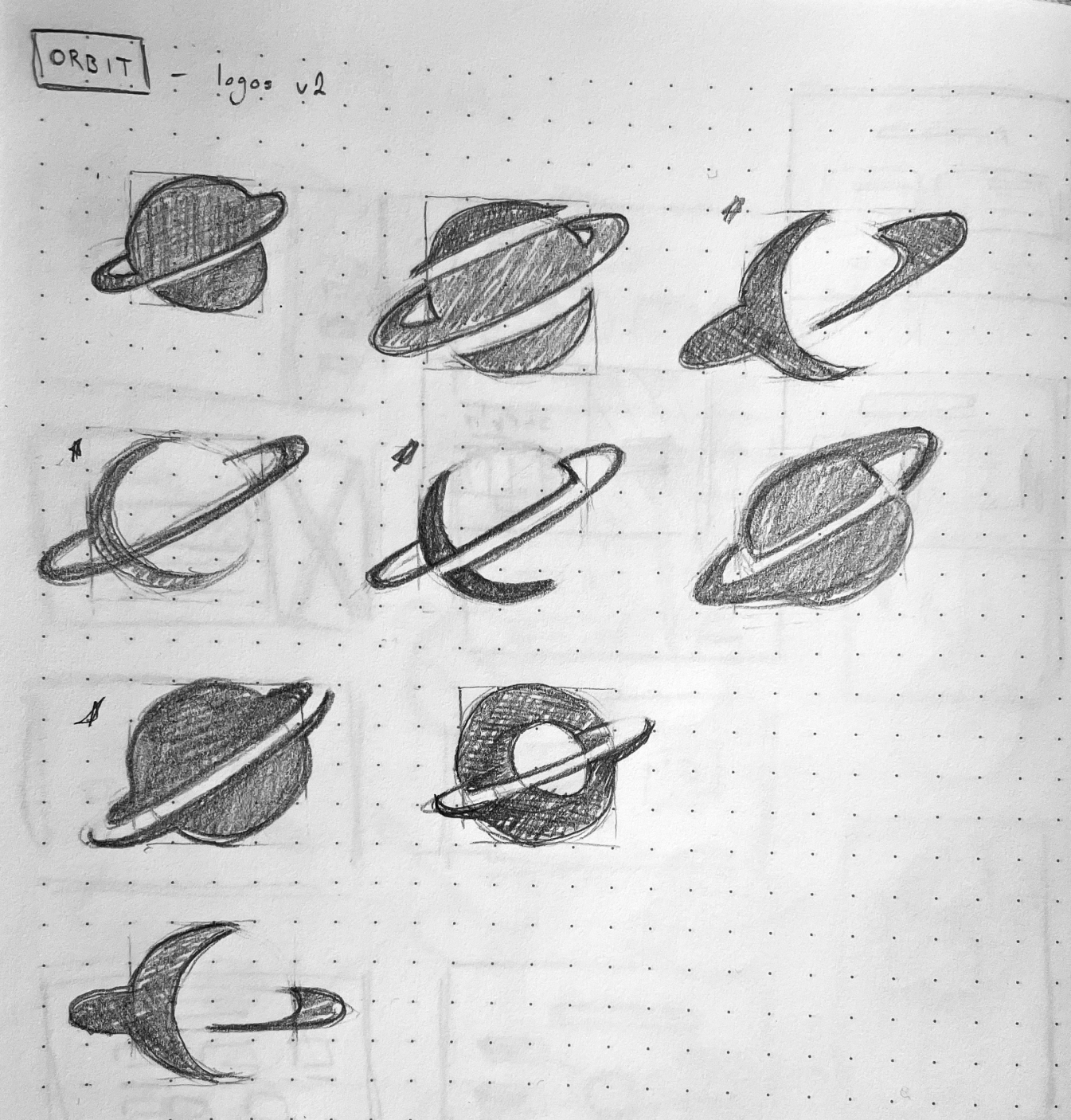 Original Orbit design sketch